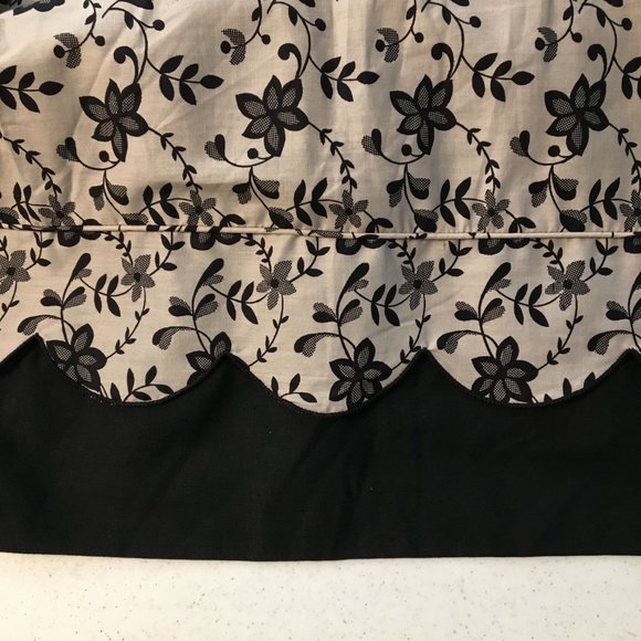 Vintage 50s Tan Floral Fit and Flare Party Dress Matching Belt Pleated Skirt VLV - Picture 16 of 16